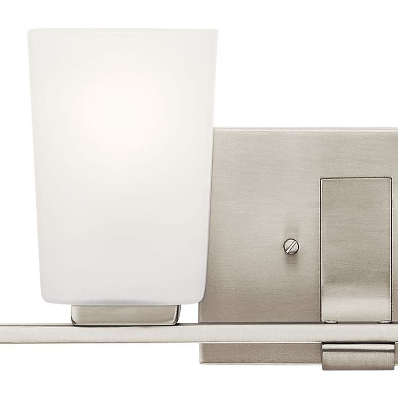 Image 2 Kichler Roehm 32"W Brushed Nickel 4-Light Vanity Bath Light more views