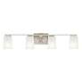 Thumbnail4 of Kichler Roehm 32"W Brushed Nickel 4-Light Vanity Bath Light more views