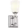 2_Kichler Rosalind 12 1/2" High Polished Nickel Wall Sconce