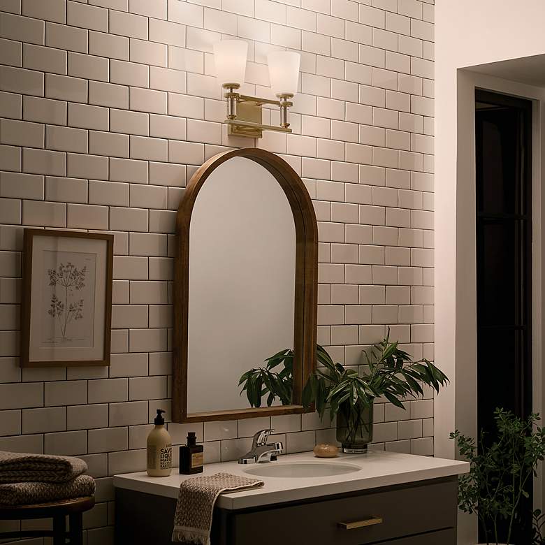 Image 6 Kichler Rosalind 14.3" Wide 2-Light Bath Light more views
