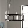 1_Kichler Rosalind 17 1/2" Wide Black 3-Light Chandelier