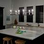 6_Kichler Rosalind 17 1/2" Wide Black 3-Light Chandelier more views