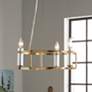 Thumbnail1 of Kichler Rosalind 19.5" Wide 3-Light Crystal Brass Small Chandelier