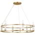Kichler Rosalind 33.25" Wide 6-Light Gold Ring Chandelier