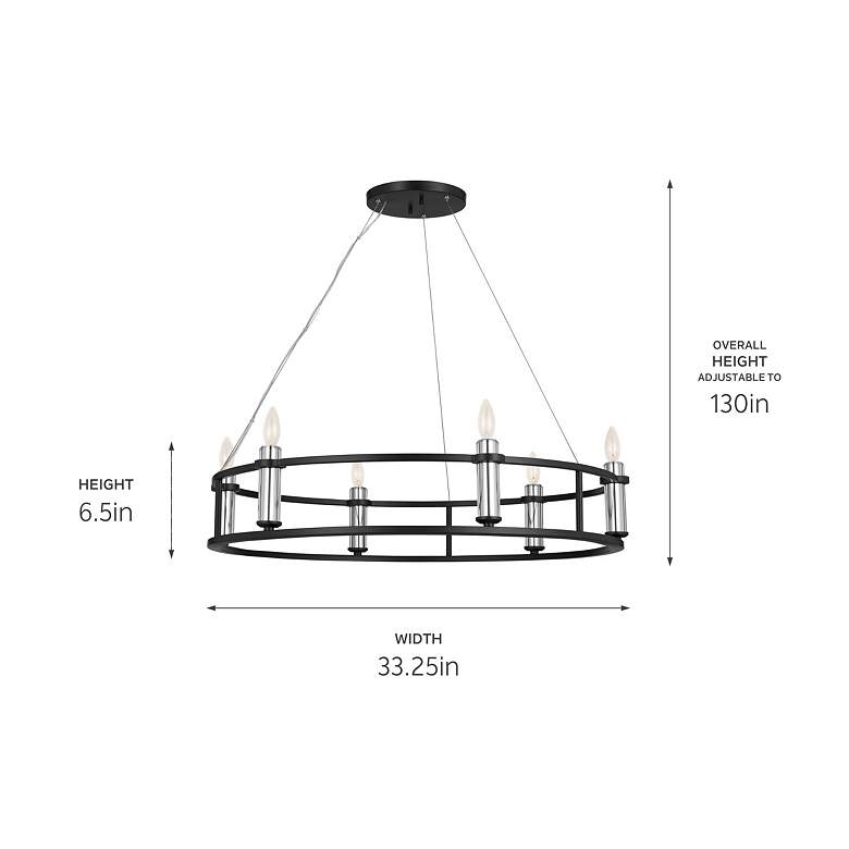 Image 4 Kichler Rosalind Chandelier 1 Tier Large more views
