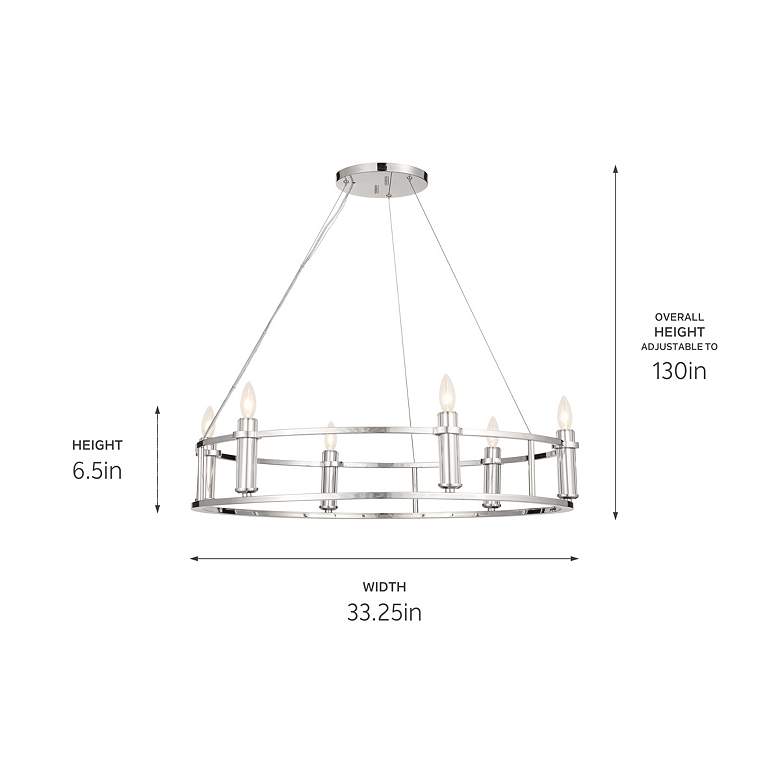 Image 4 Kichler Rosalind Chandelier 1 Tier Large more views