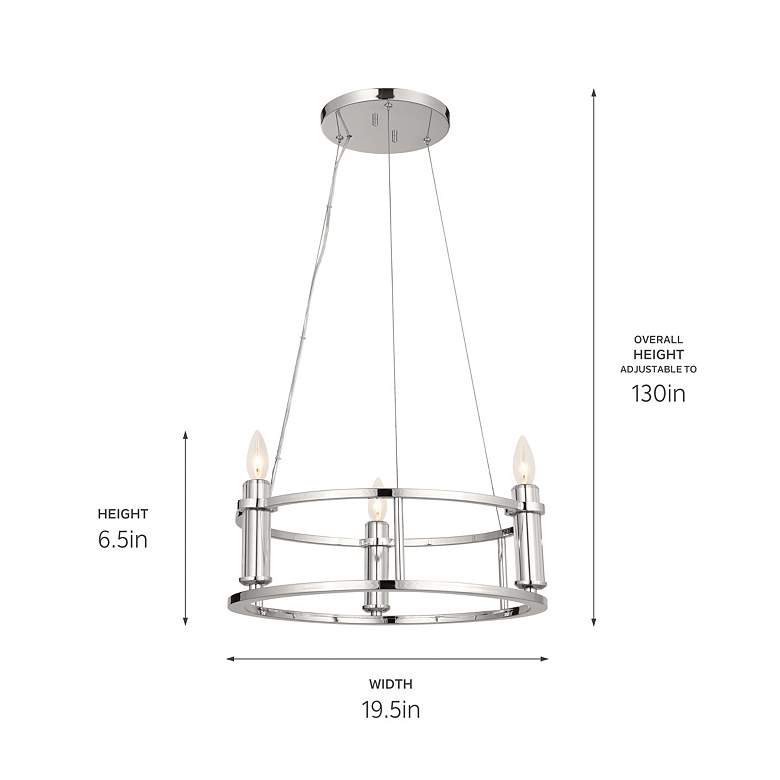 Image 4 Kichler Rosalind Chandelier 1 Tier Small more views