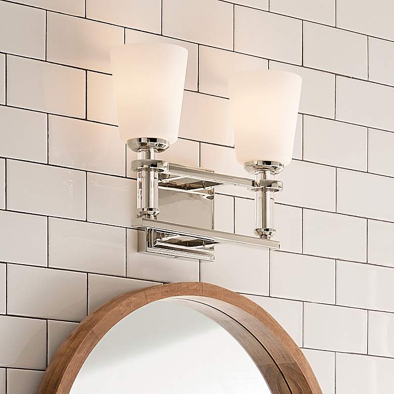 Image 1 Kichler Rosalind Wall Mt Bath 2 Arm