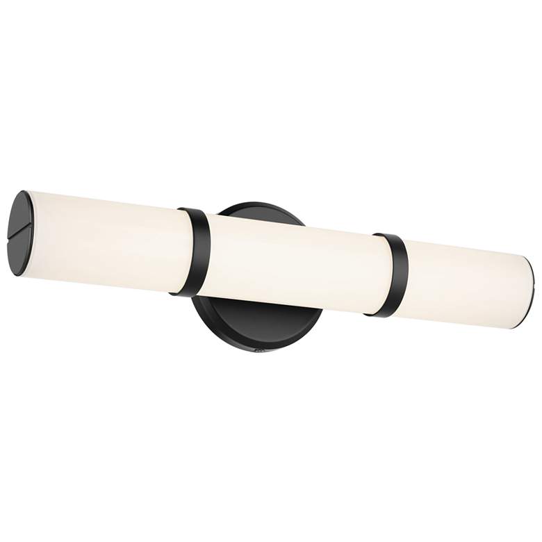Image 1 Kichler Rosh Black Bath Bar Small
