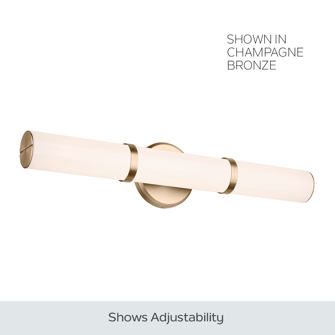 Image 7 Kichler Rosh Champagne Bronze Bath Bar Small more views