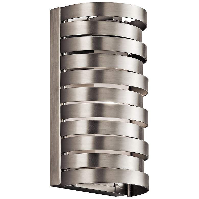Image 1 Kichler Roswell 8 1/2 inch High Brushed Nickel Wall Sconce