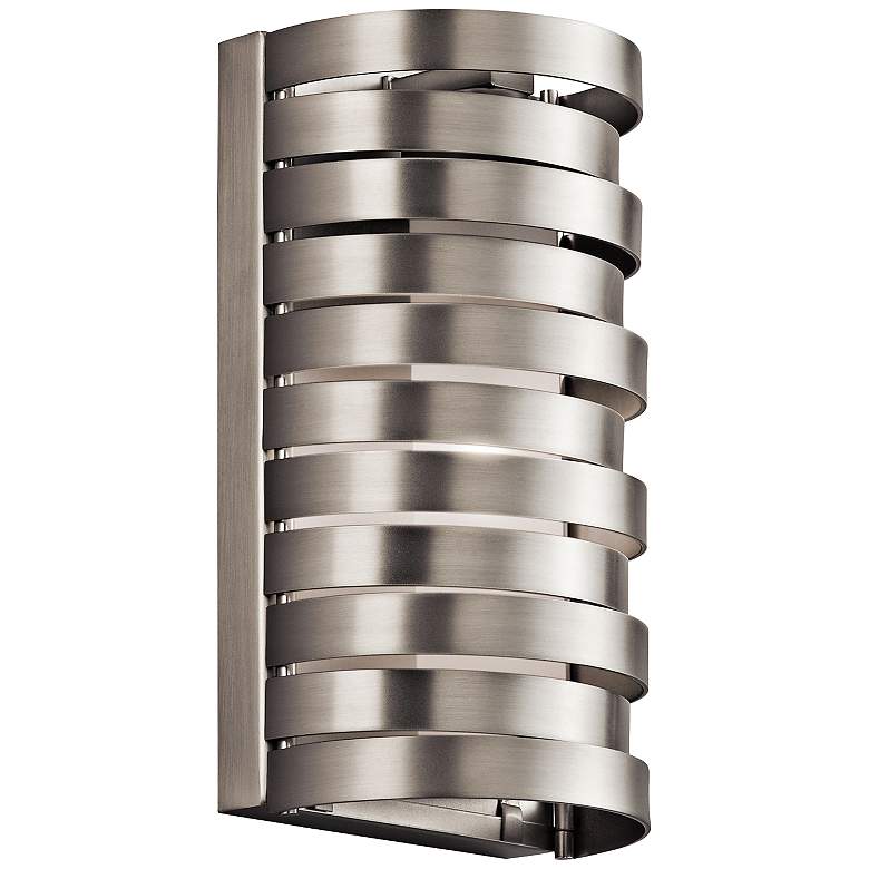 Image 1 Kichler Roswell 8 1/2" High Brushed Nickel Wall Sconce