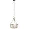 Kichler Roux 16" Wide Brushed Nickel 3-Light Bowl Pendant