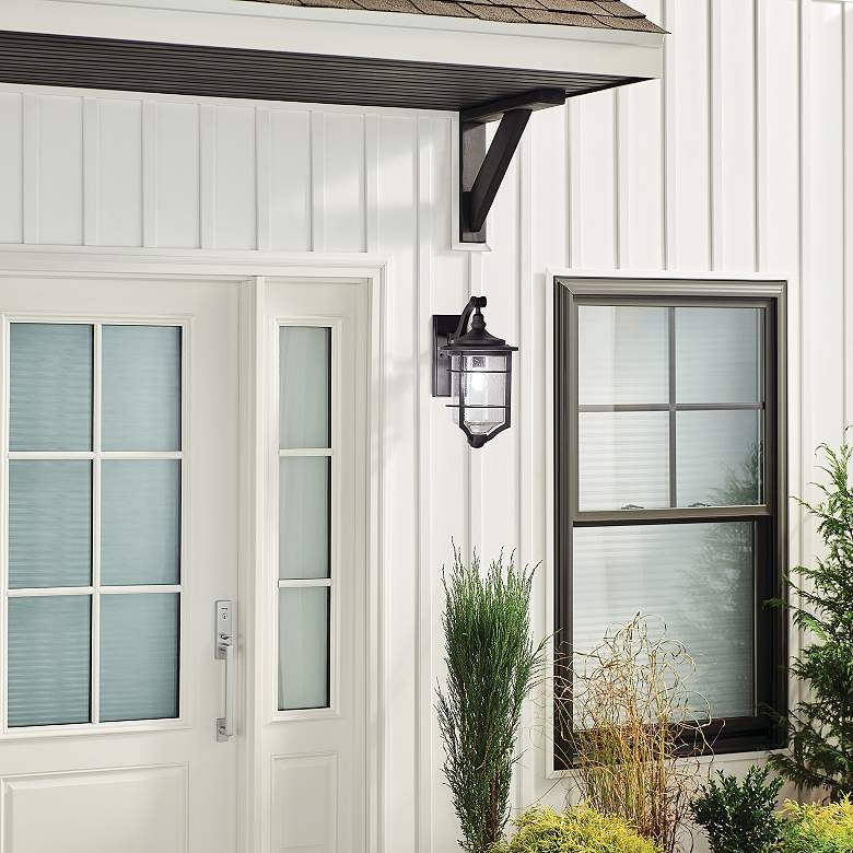 Image 2 Kichler Royal Marine 18 1/4" High Black Outdoor Wall Light more views
