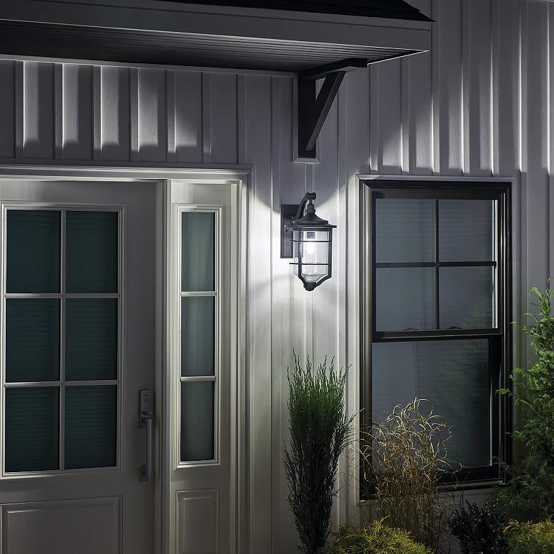 Image 3 Kichler Royal Marine 18 1/4" High Black Outdoor Wall Light more views
