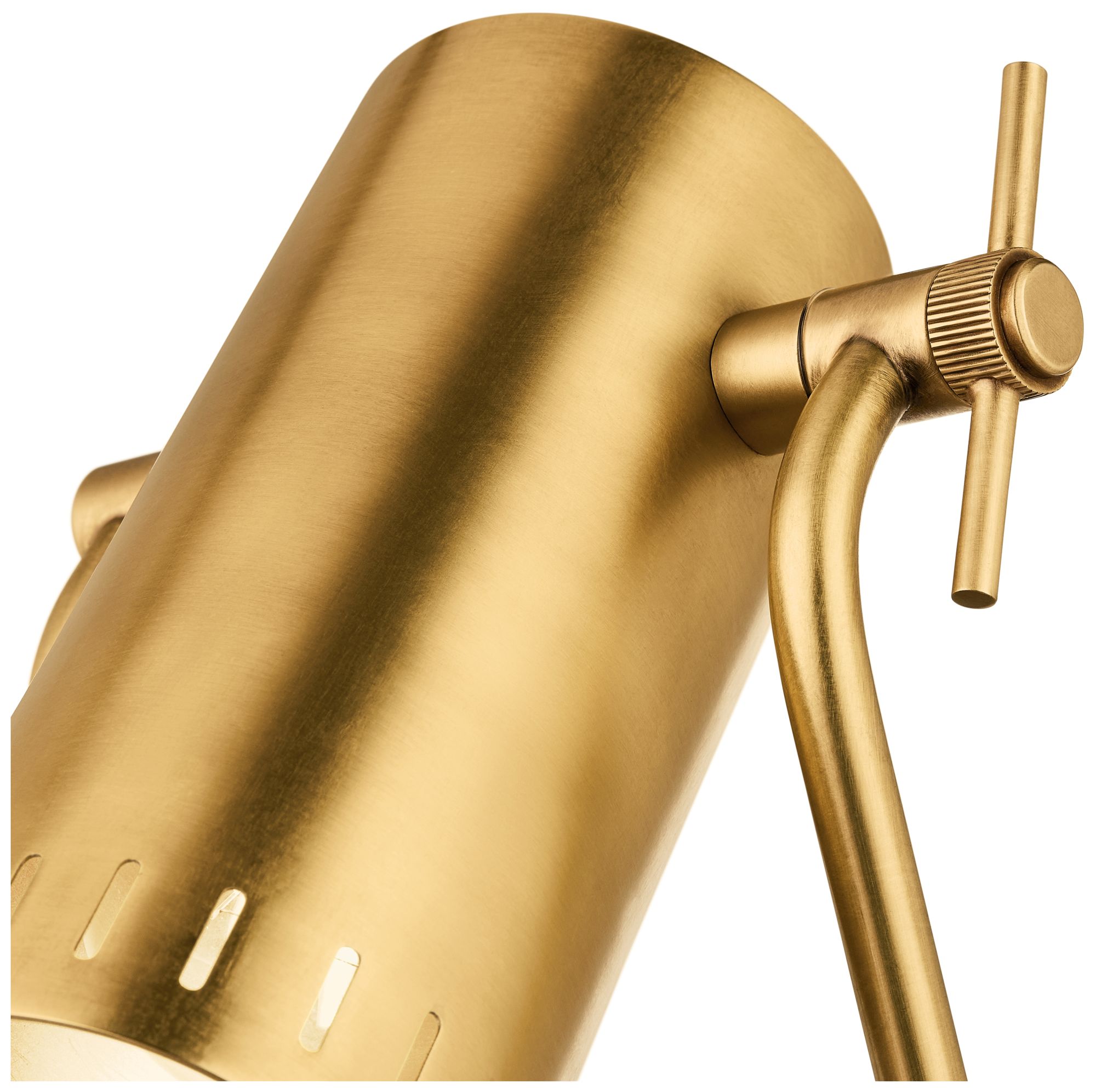 Image 5 Kichler Ruehl 15" 1Lt Swing Arm Wall Sconce in Lacquered Brass more views