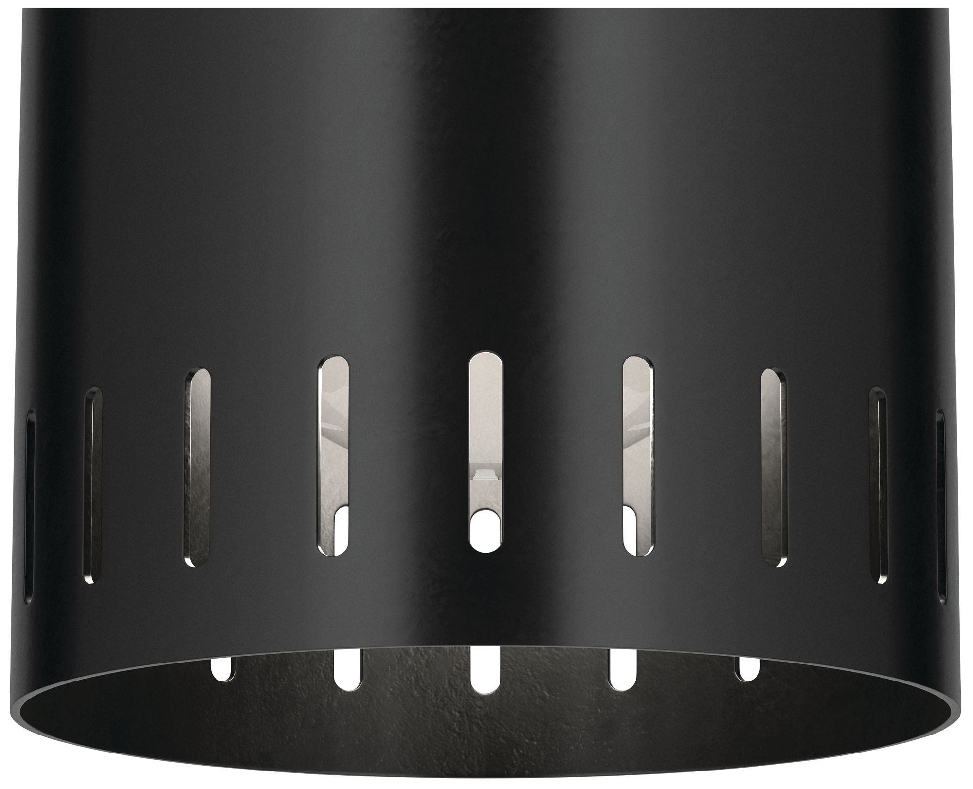 Image 4 Kichler Ruehl 5.50" 1Lt Flush Mount in Black more views