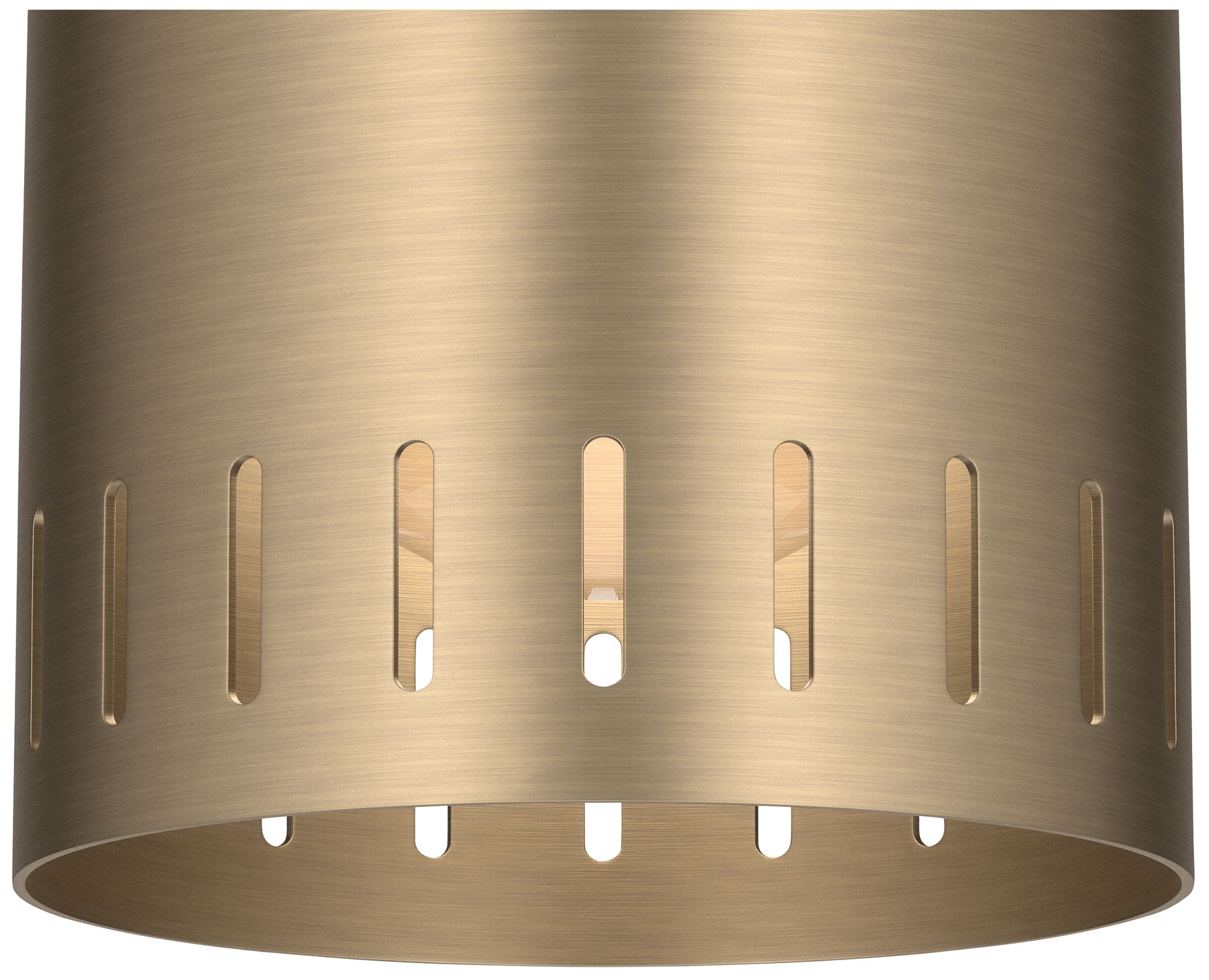 Image 4 Kichler Ruehl 5.50" 1Lt Flush Mount in Champagne Bronze more views