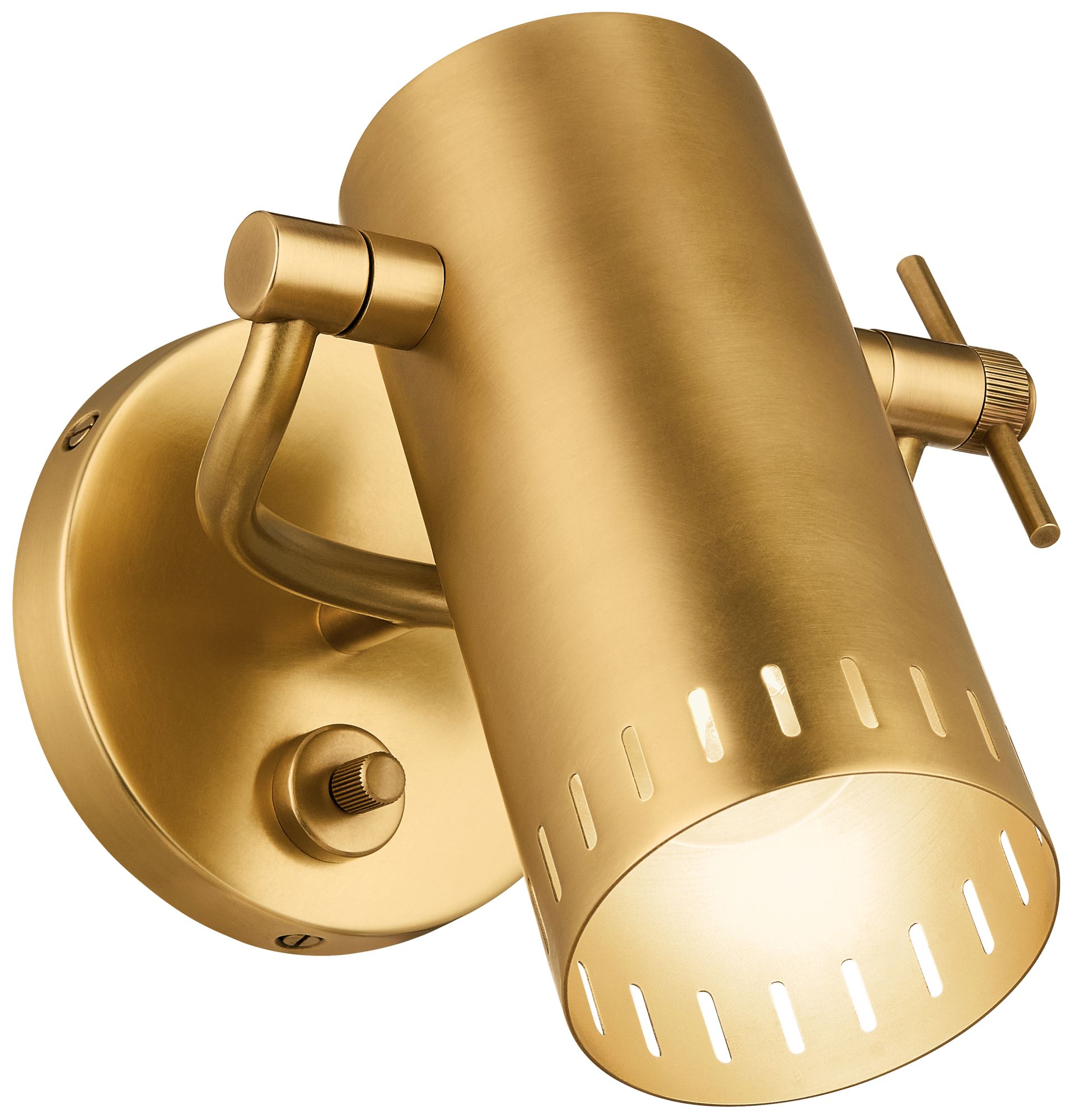 Kichler Ruehl 7.25" 1Lt Wall Sconce in Lacquered Brass