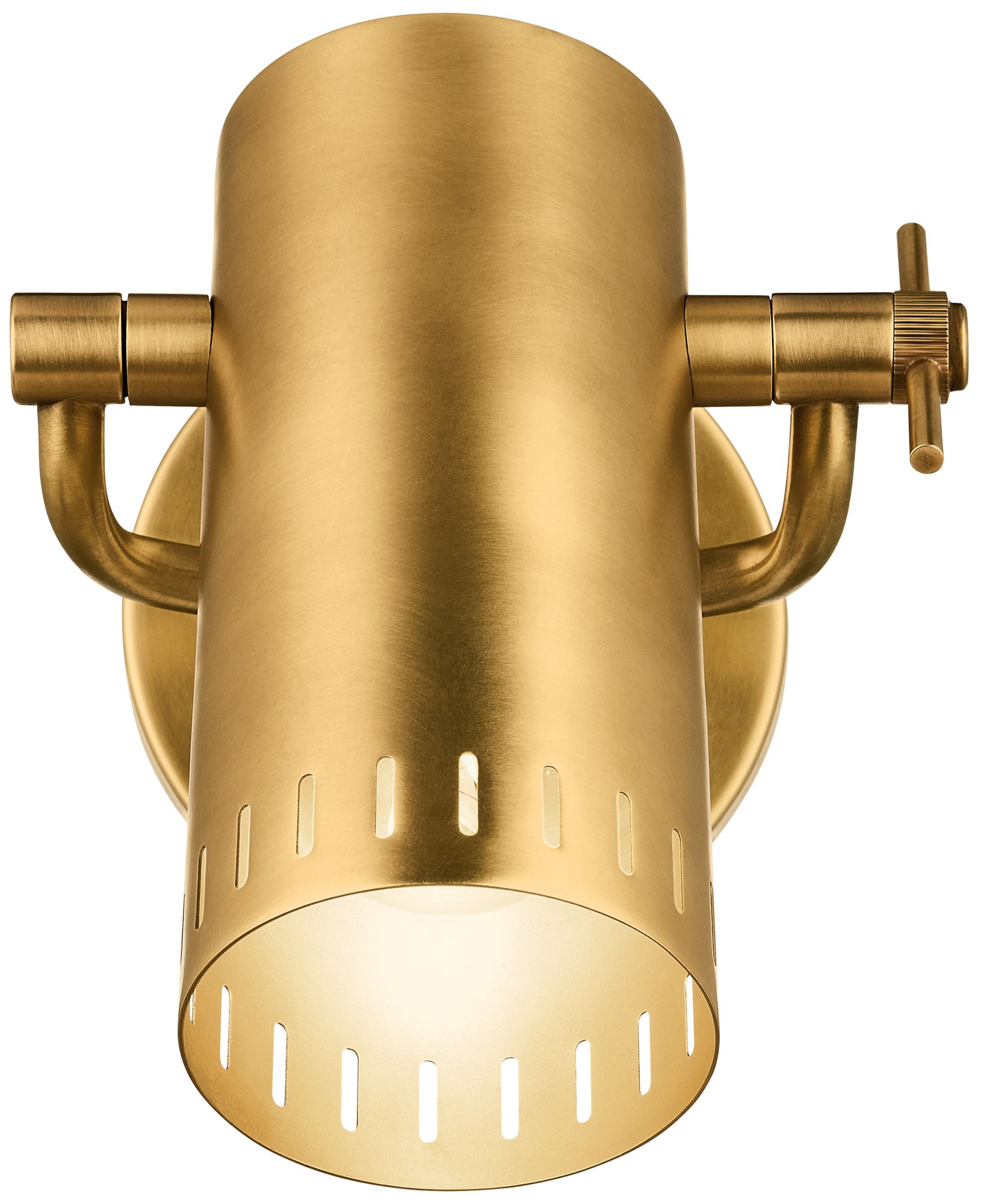 Image 6 Kichler Ruehl 7.25" 1Lt Wall Sconce in Lacquered Brass more views