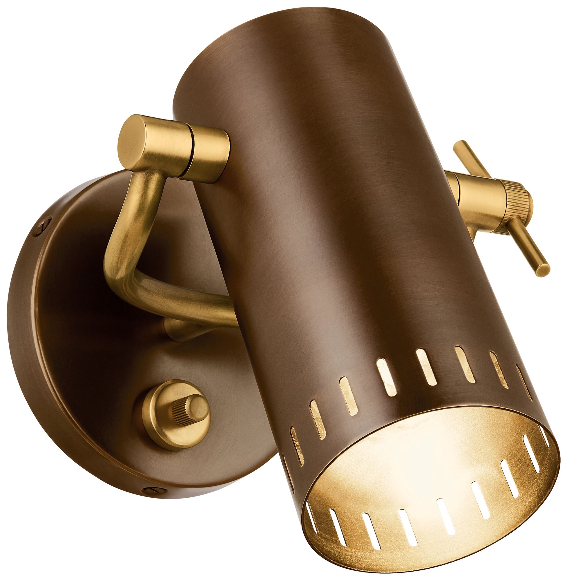 Image 2 Kichler Ruehl 7.25" 1Lt Wall Sconce in Lacquered Bronze