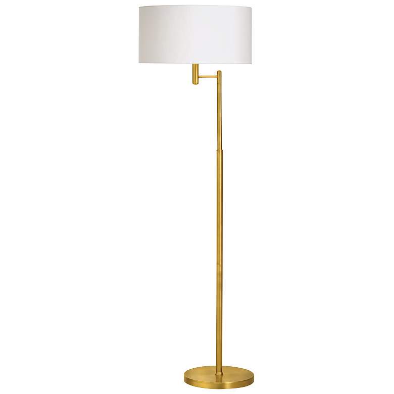 Image 1 Kichler Ryder Brushed Modern Brass Floor Lamp