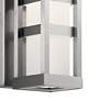 3_Kichler Ryler 12"H Brushed Aluminum LED Outdoor Wall Light more views