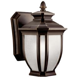 Kichler Salisbury 10 1/2"H Rubbed Bronze Outdoor Wall Light