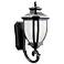 Kichler Salisbury 19 1/4" Black Scroll Arm Traditional Outdoor Wall