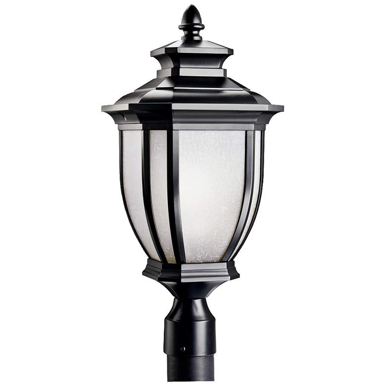 Image 1 Kichler Salisbury 21 3/4" High Black Outdoor Post Light
