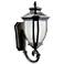 Kichler Salisbury 24 1/4" Black Scroll Arm Traditional Outdoor Wall