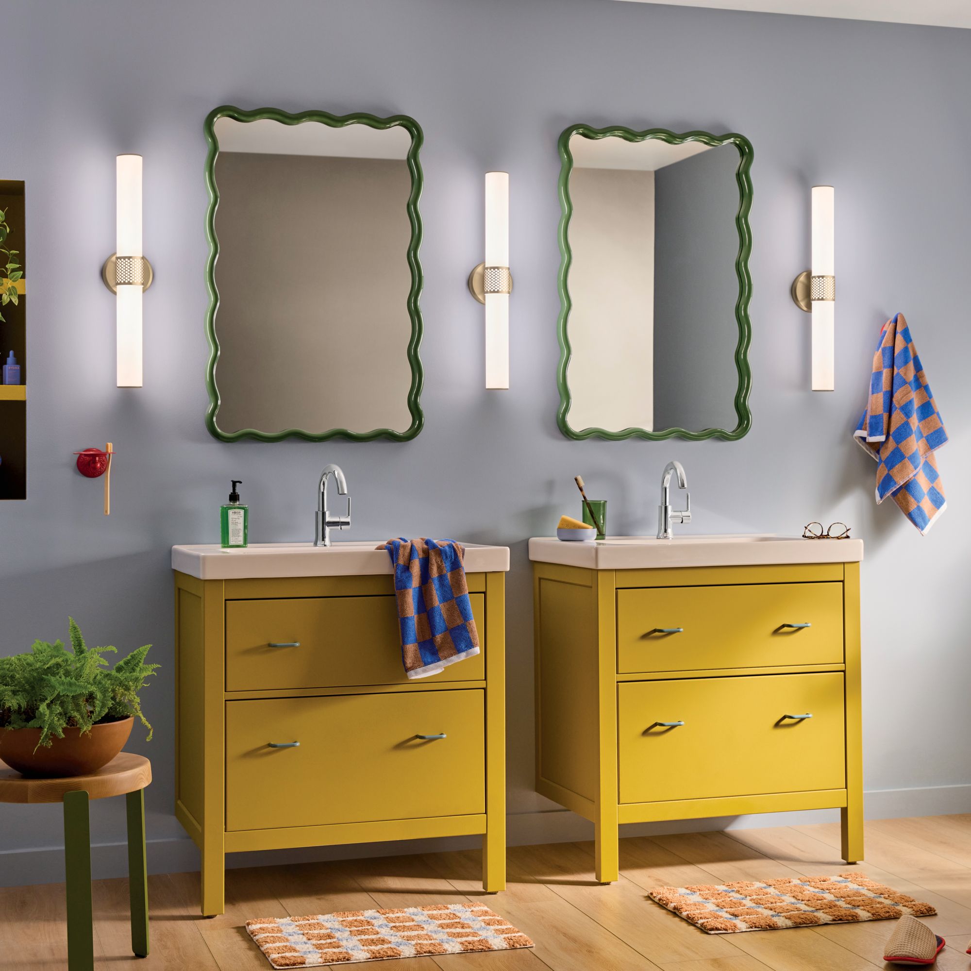 Image 2 Kichler Sashi 24" Wide Champagne Bronze LED Bath Light more views