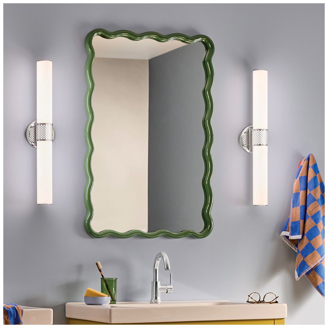 Kichler Sashi Chrome Bath Bar Medium