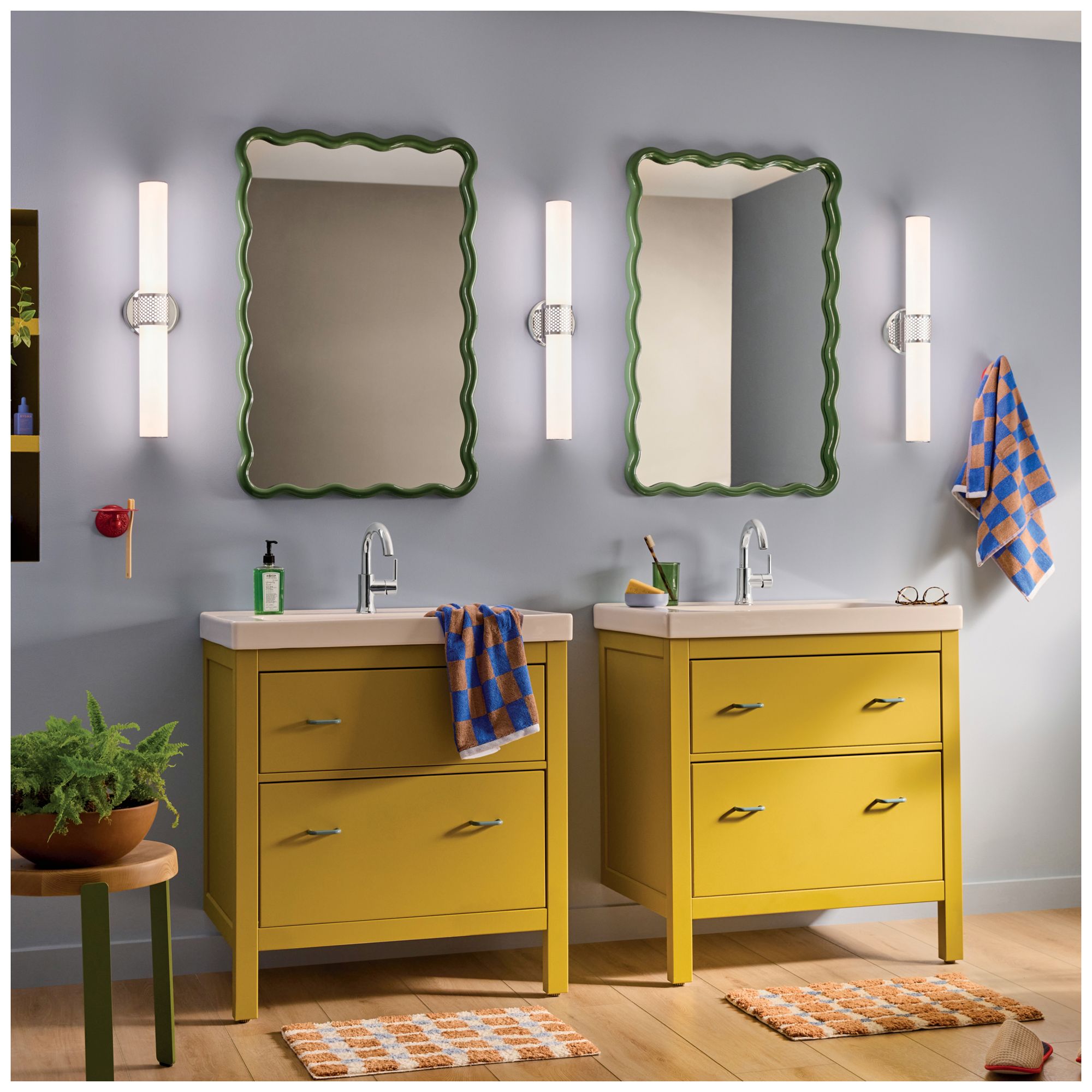 Kichler Sashi Chrome Bath Bar Medium