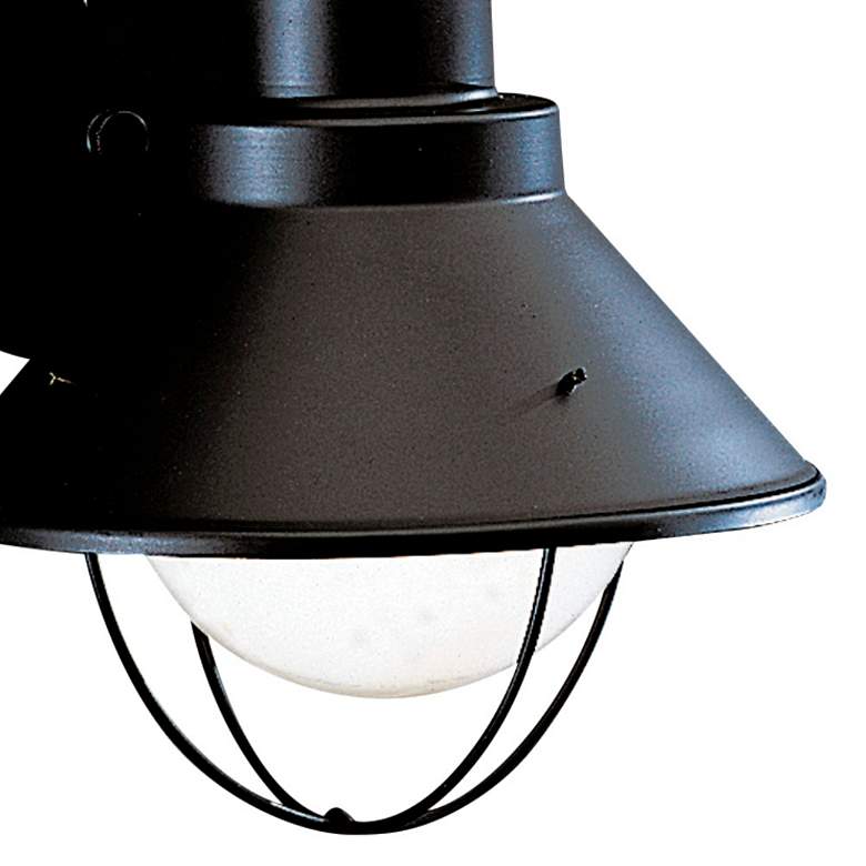 Image 2 Kichler Seaside 12" High Industrial Black Outdoor Wall Light more views