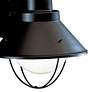 2_Kichler Seaside 12" High Industrial Black Outdoor Wall Light more views
