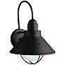 2_Kichler Seaside 14 1/4" High Black Outdoor Wall Light