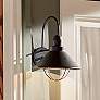 1_Kichler Seaside 14 1/4" High Black Outdoor Wall Light
