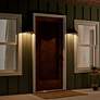 4_Kichler Seaside 14 1/4" High Black Outdoor Wall Light more views