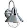 Kichler Seaside 14 1/4" High Brushed Nickel Outdoor Wall Light