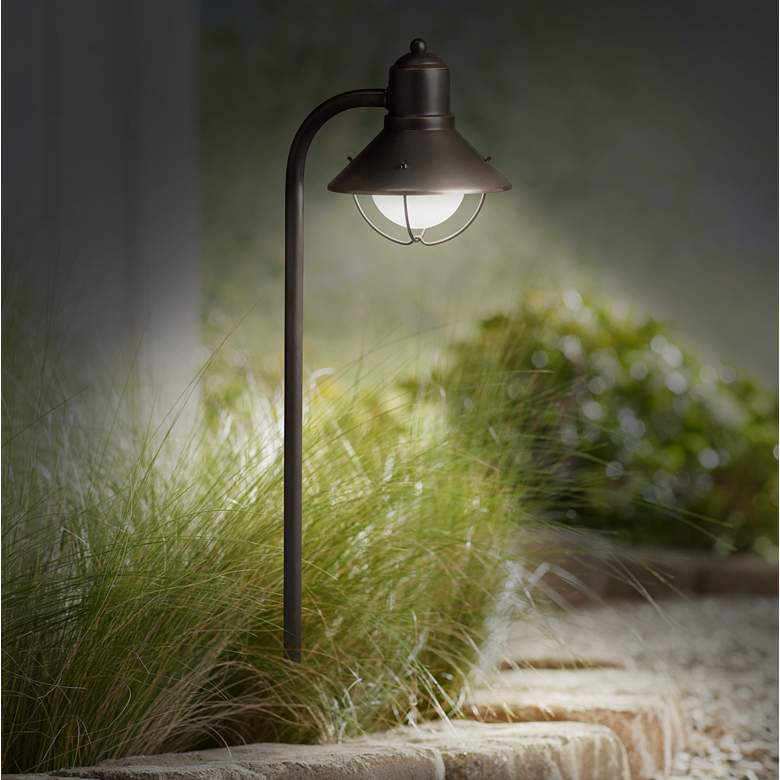 Image 4 Kichler Seaside 26 1/4 inch High Olde Bronze Landscape Path Light 120 volt more views