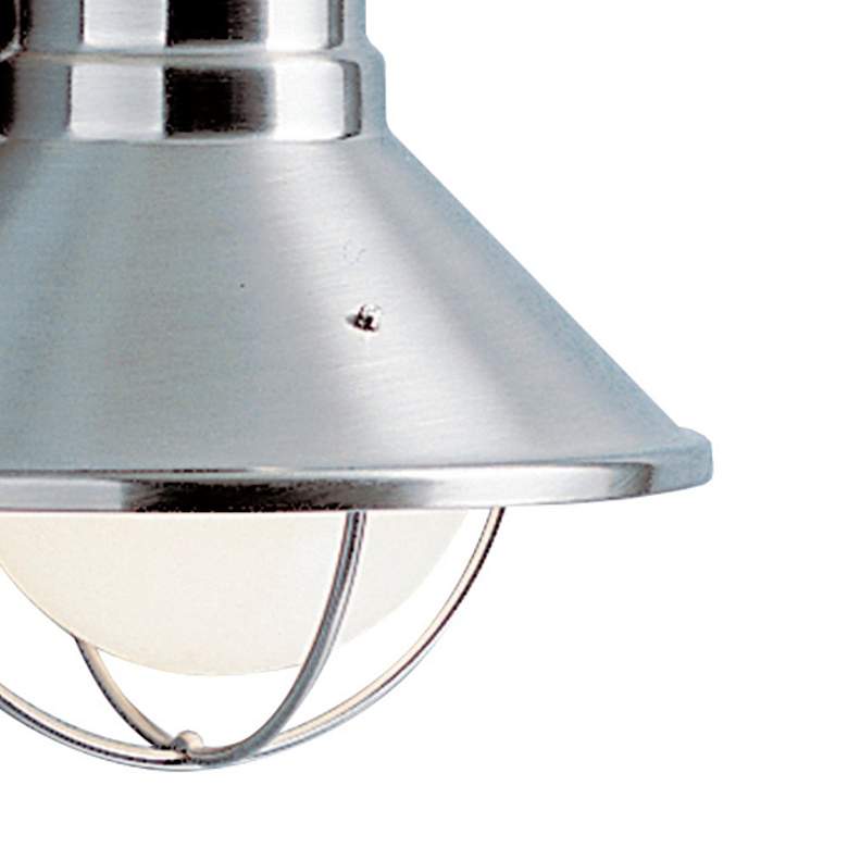 Image 3 Kichler Seaside 7 1/2"H Brushed Nickel Outdoor Wall Light more views