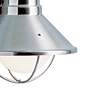 3_Kichler Seaside 7 1/2"H Brushed Nickel Outdoor Wall Light more views