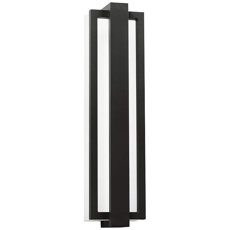Image 1 Kichler Sedo 24 1/4" High Black Outdoor LED Wall Light
