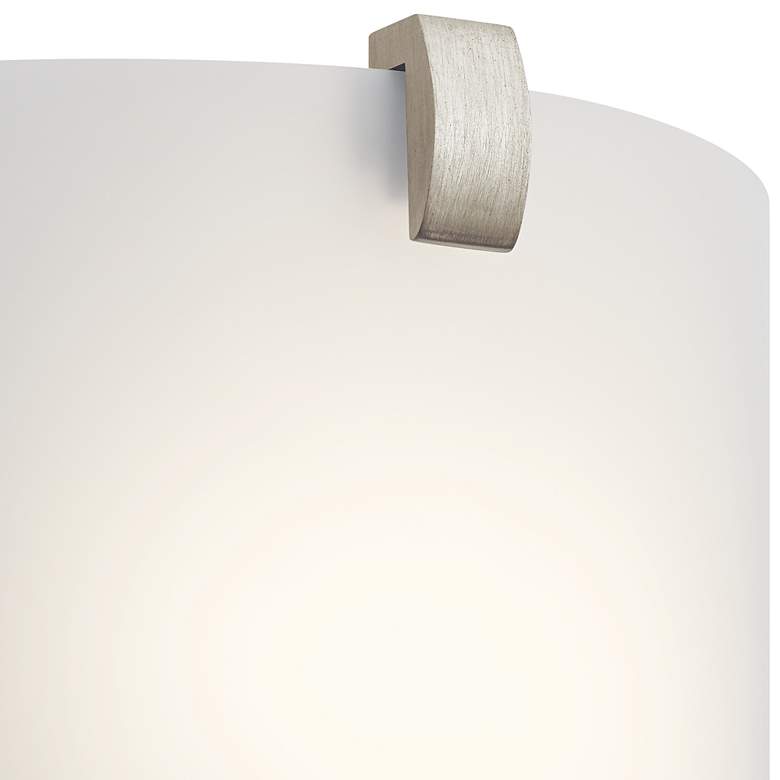 Image 2 Kichler Serafina 11 3/4" High Brushed Nickel LED Wall Sconce more views