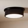 Kichler Serca 18" Wide Black Finish Flush Mount Ceiling Light in scene