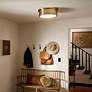 7_Kichler Serca 18" Wide Gold Finish Flush Mount Ceiling Light more views