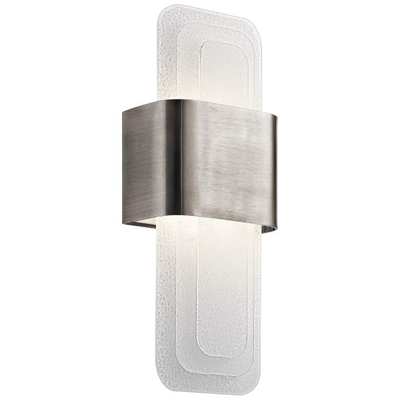 Image 1 Kichler Serene 17 inch High Classic Pewter LED Wall Sconce