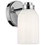 Kichler Shae 8 1/4" High Chrome Wall Sconce