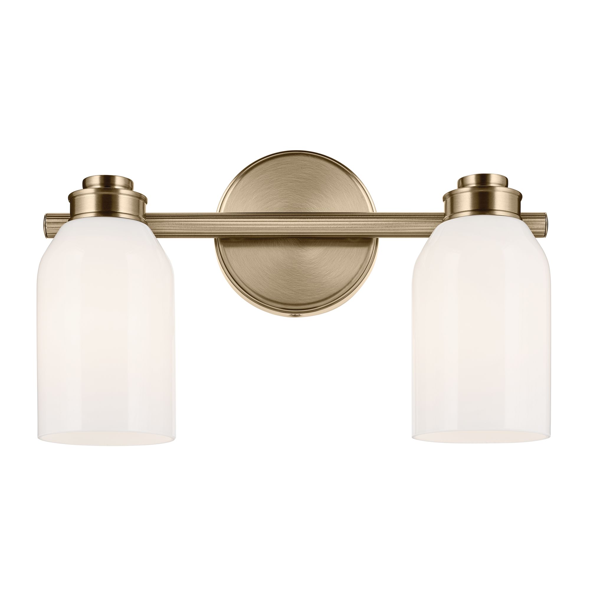 Image 4 Kichler Shae Champagne Bronze Bath 2Lt with Opal Glass more views